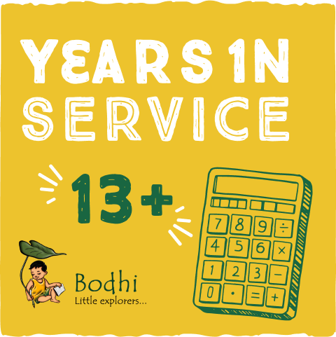 13 years of Experience for Bodhi Montessori