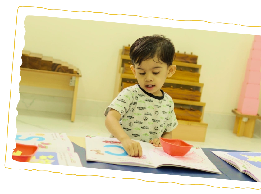 Level I Montessori program at Bodhi Montessori for foundational learning.